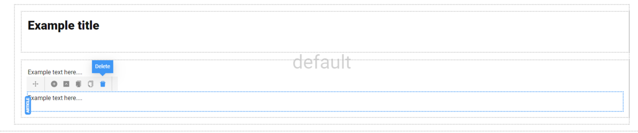 Deleting an Element