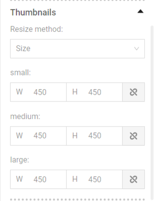 Resize method